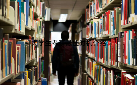 大学生考研最佳时机介绍
