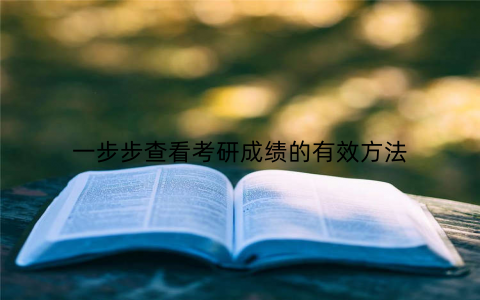 一步步查看考研成绩的有效方法
