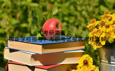 考研需要去哪些学校报考？考研考试报名流程详解