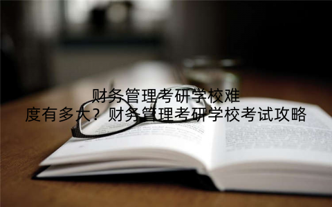 财务管理考研学校难度有多大？财务管理考研学校考试攻略