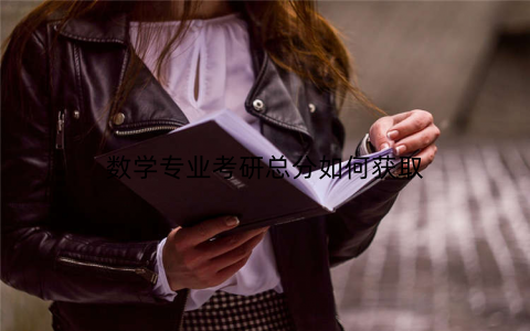 数学专业考研总分如何获取