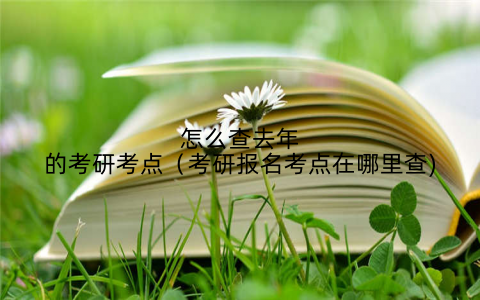 怎么查去年的考研考点（考研报名考点在哪里查)