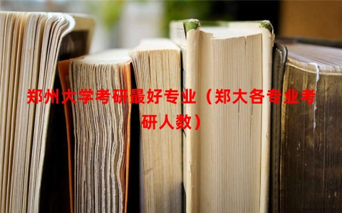 郑州大学考研最好专业（郑大各专业考研人数）