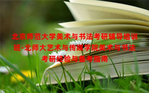 北京师范大学美术与书法考研辅导培训班-北师大艺术与传媒学院美术与书法考研经验与备考指南